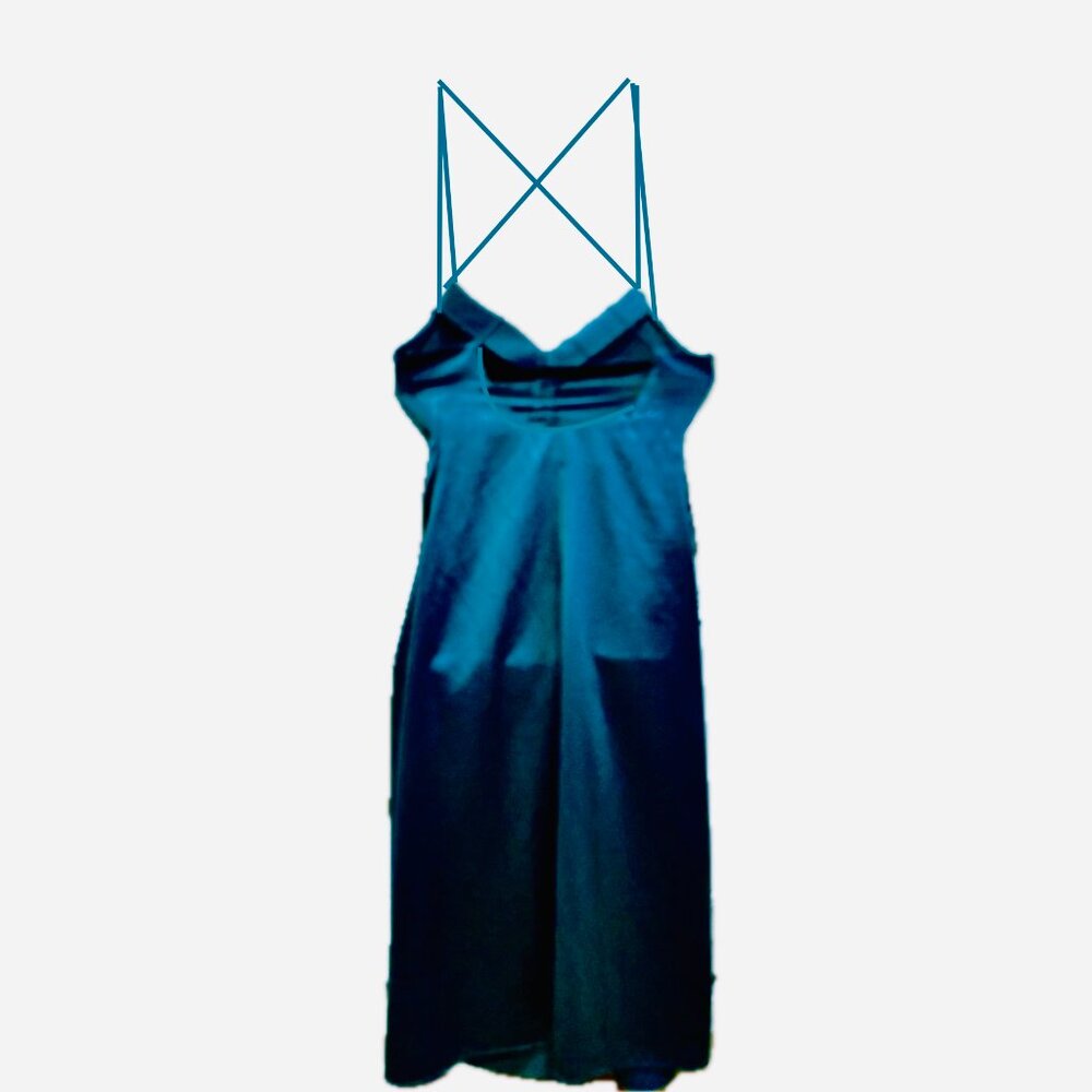 Jason Wu Semi-formal Strappy Slip Dress in Teal - Picture 4 of 8